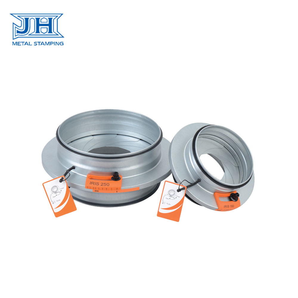 Galvanized Steel Iris Damper Air Volume Control Damper SGS Certification